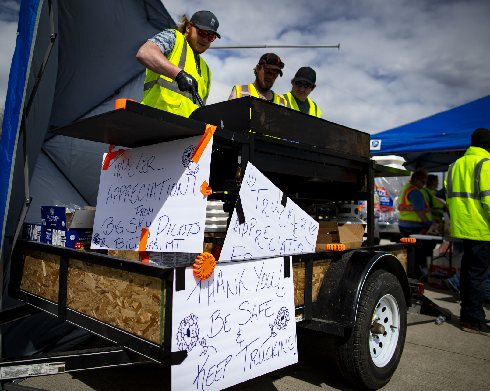 Big Sky Pilots feeds truck drivers